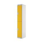Two Compartment Locker 450 Yellow
