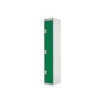 Three Compartment Locker 450 Green