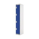 Four Compartment Locker 450 Blue