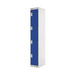 Four Compartment Locker 450 Blue
