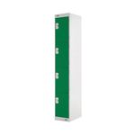 Four Compartment Locker 450 Green