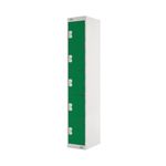 Five Compartment Locker 450 Green