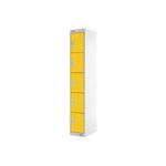 Five Compartment Locker 450 Yellow