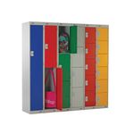Five Compartment Locker 450 Yellow