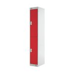 Two Comp Express Std Locker Red