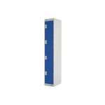 Four Comp Express Std Locker Blue