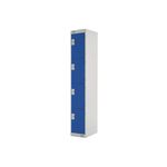 Four Comp Express Std Locker Blue