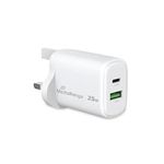 25W Gan Fast Charging Adapter White