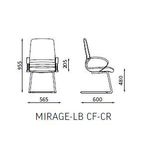 Medium Back Cantilever Chair