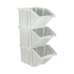 Barton Mf Storage Bins Red Lids Pk4