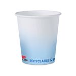 Mycafe Paper Wtr Cups 7Oz Blu Pk1000