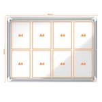 Nobo Premplus Mag Nboard 8Xa4 Lock