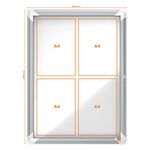 Nobo Premplus Mag Nboard 4Xa4 Lock
