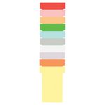 Nobo T-Card Size 2 Light Blue Pk100