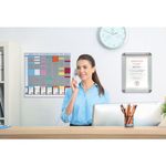 Nobo T-Card Size 2 Light Blue Pk100