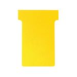 Nobo T-Card Size 3 Yellow Pk100