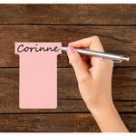 Nobo T-Card Size 3 Pink Pk100