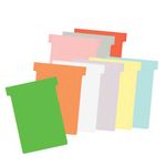 Nobo T-Card Size 3 Light Blue Pk100