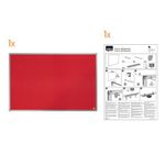Nobo Essence Felt Brd 1800X1200 Red