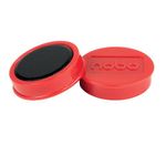 Nobo Whiteboard Magnets 38 Red Pk10