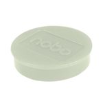Nobo Whiteboard Magnets 38 Wht Pk10