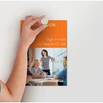 Nobo Whiteboard Magnets 38 Wht Pk10