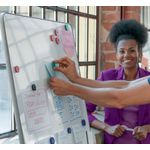 Nobo Whiteboard Magnets 38 Wht Pk10