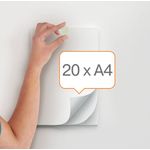 Nobo Whiteboard Magnets 38 Wht Pk10