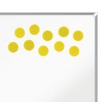 Nobo Whiteboard Magnets 38 Ylw Pk10