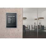 Nobo A4 Poster Anodised Clip Frame