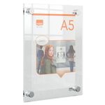 Nobo A5 Acrylic Wall Mounted Frame