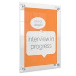 Nobo A4 Acrylic Wall Poster Frame