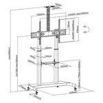 Neomounts Newstar Floor Stand 1950