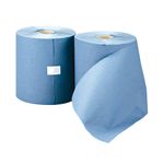 Leonardo Hand Towel Roll Blue Pk6
