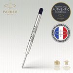 Parker Quink Blk Bpoint Med Rfl Pk12
