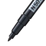 Pentel N50S Fine Marker Black Pk12