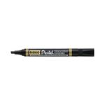 Pentel Chisel Tip Marker Blk Pk5