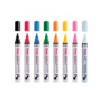 Pentel Paint Mrkr Med Bull Ast Pk8