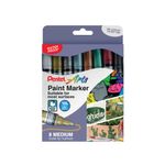 Pentel Pnmk Med Bullet Ast Met Pk8