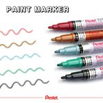 Pentel Pnmk Med Bullet Ast Met Pk8