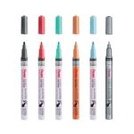 Pentel Pnmk Fine Bullet Ast Met Pk6