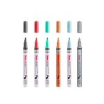 Pentel Pnmk Fine Bullet Ast Met Pk6