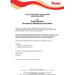 Pentel N60 Perm Marker Chisl Asst P4