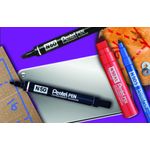 Pentel N50 Bullet Marker Blk Box 12