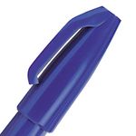 Pentel S520 Sign W/Based Pen Blu P12