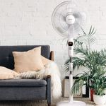 Igenix 16 Inch Digi Pedestal Fan Wht