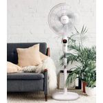 Igenix 16 Inch Digi Pedestal Fan Wht
