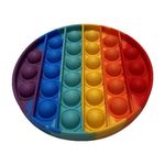 Pop Fidget Pad Round Multicoloured
