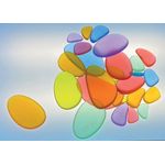 Acrylic Pebbles Assorted Pk30