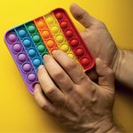 Pop Fidget Pad Square Multicoloured